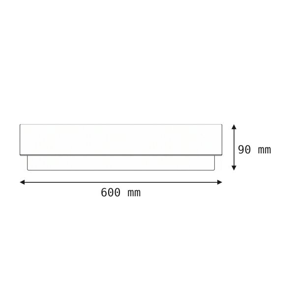 LED Deckenleuchte Metall 60 W Schwarz blendarm wohnlich