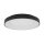 LED Deckenleuchte Metall 60 W Schwarz blendarm wohnlich