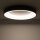 LED Deckenleuchte Metall 60 W Schwarz blendarm wohnlich