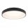 LED Deckenleuchte Metall 60 W Schwarz blendarm wohnlich