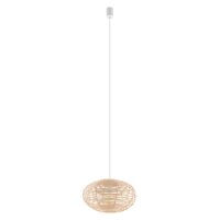 Gem&uuml;tliche Pendelleuchte Rattan E27 &Oslash;40 cm dekorativ