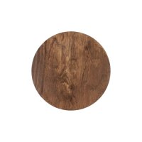 LED Wandlampe Holz dunkel Ø25 cm 3000 K 130 lm...