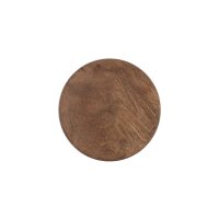 LED Wandlampe Holz dunkel rund Ø15 cm 60 lm indirekt