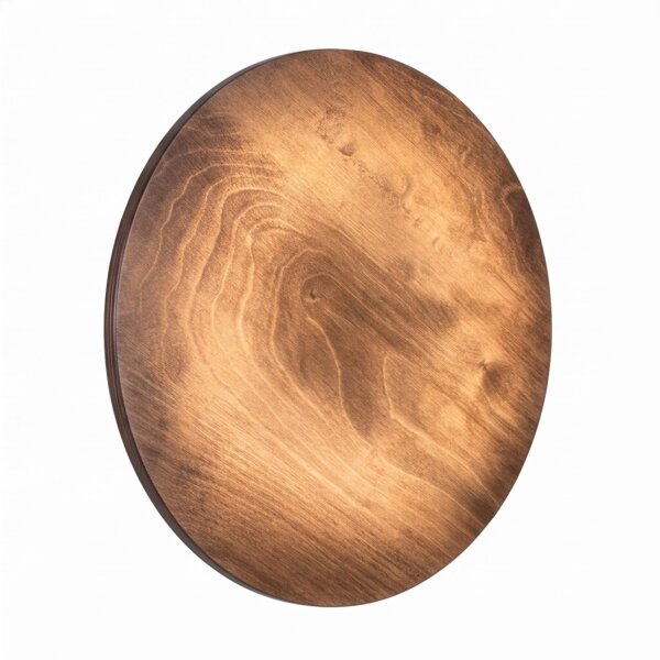LED Wandlampe indirekt Holz warmweiß 13 W B:35 cm rund