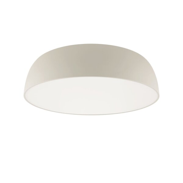Blendarme Deckenlampe Metall E27 Ø58 cm Grau wohnlich