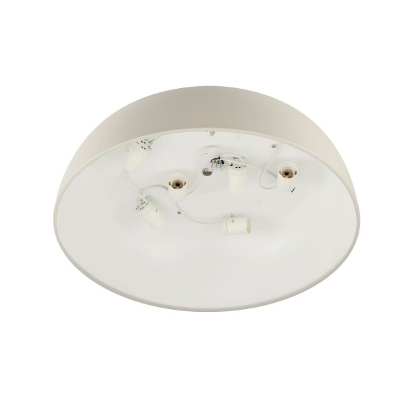 Blendarme Deckenlampe Metall E27 Ø58 cm Grau wohnlich