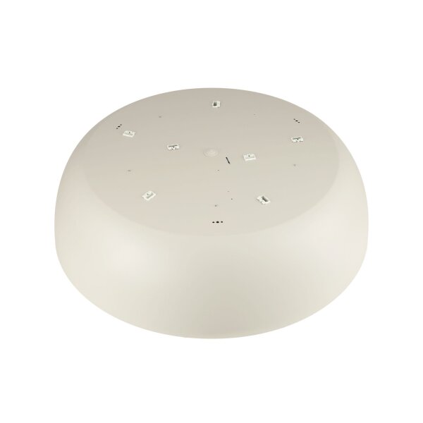 Blendarme Deckenlampe Metall E27 Ø58 cm Grau wohnlich