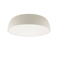 Blendarme Deckenlampe Metall E27 Ø58 cm Grau wohnlich