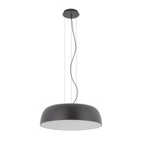 H&auml;ngelampe Grau Metall &Oslash;58 cm rund E27...