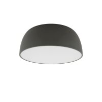 Deckenleuchte 3-flammig Metall Grau wohnlich E27 &Oslash;38 cm