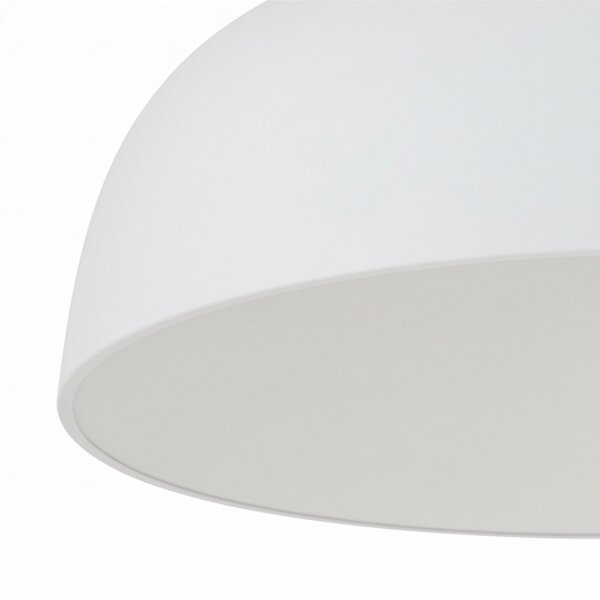 Pendelleuchte Weiß Metall Ø58 cm E27 7-flmg blendarm