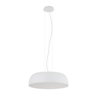 Pendelleuchte Weiß Metall Ø58 cm E27 7-flmg...