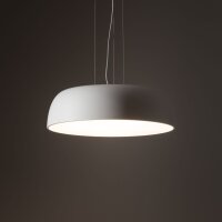 Pendelleuchte Weiß Metall Ø58 cm E27 7-flmg...