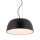 Hängelampe Schwarz Metall Ø38 cm rund E27 verstellbar