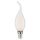 Mattes Leuchtmittel LED E14 Kerzenform 2700 K 470 lm - LM148