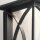 Wandlampe außen E27 IP44 H: 46,4 cm Schwarz Weiß