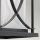Wandlampe außen E27 IP44 H: 46,4 cm Schwarz Weiß