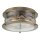 Deckenleuchte außen Aluminium Glas B: 30,5 cm IP44 E27