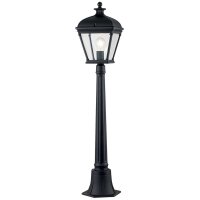 Au&szlig;enleuchte Aluminium Glas E27 IP44 104,1 cm hoch...