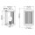Außenlampe Wand 29,2 cm hoch IP44 E27 klein Eingang