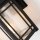 Außenwandlampe Rustikal H: 32,6 cm IP44 Schwarz