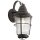 Außenlampe Wand Alu Glas Vintage H: 55,1 cm IP44 E27