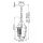 Außenlampe Veranda E27 IP44 H: max. 211,8 cm verstellbar
