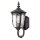 Außenlampe Wand IP44 H: 41,5 cm Rustikal Glas Alu in Bronze