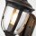 Außenlampe Wand IP44 H: 41,5 cm Rustikal Glas Alu in Bronze