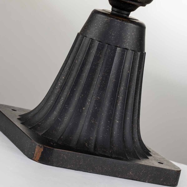 Sockelleuchte Garten IP44 46,6 cm hoch Rustikal in Bronze