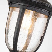 Hängeleuchte außen Aluminium Glas IP44 B: 18,5...