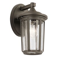 Wandleuchte au&szlig;en in Bronze Antik H: 27,9 cm IP44 E27