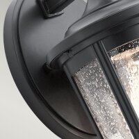 Außenwandleuchte Schwarz Vintage E27 IP44 27,9 cm hoch