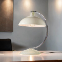 Tischleuchte SECRETER Creme Bauhaus Lampe B&uuml;ro