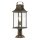 Sockelleuchte Garten Terrasse 64,8 cm hoch IP44 E27 in Bronze