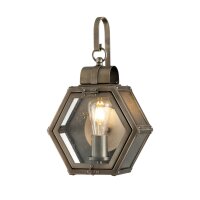 Vintage Au&szlig;enwandleuchte in Bronze H: 41,8 cm IP44 E27