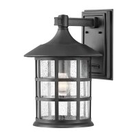 Au&szlig;enwandleuchte Schwarz E27 IP44 H: 38,9 cm robust