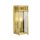 Außenwandlampe Messing Glas 31 cm hoch IP44 massiv E14