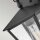 Außenlampe Wand IP44 35,1 cm hoch Schwarz E27 Rustikal