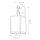 Wandlampe außen Aluminium Glas E27 IP44 44 cm hoch Vintage
