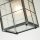 Outdoor Pendelleuchte Messing Glas E27 IP44 H: max. 205,1 cm