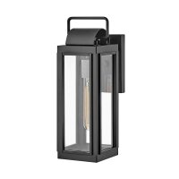 Vintage Au&szlig;enwandlampe IP44 H: 41,3 cm Schwarz E27