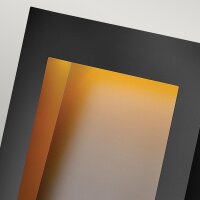 Außenlampe Wand LED IP44 H: 61 cm Schwarz eckig...