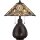 Tischlampe ETERNO 5 Buntglas H:50cm Tiffany Lampe