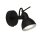 Schwarzer Wandspot Metall verstellbar GU10 bis 50 W