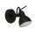Schwarzer Wandspot Metall verstellbar GU10 bis 50 W
