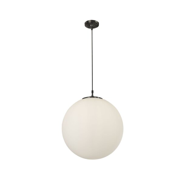 Kugel Pendelleuchte Glasschirm Metall B:30 cm blendarm