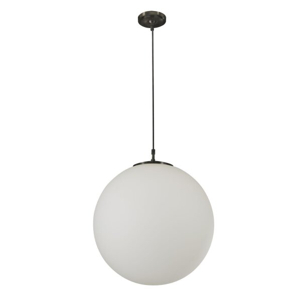 Kugel Pendelleuchte Glasschirm Metall B:30 cm blendarm