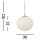 Kugel Pendelleuchte Glasschirm Metall B:30 cm blendarm