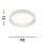 LED Deckenlampe blendarm Ø50 cm rund 25 W Stoffschirm